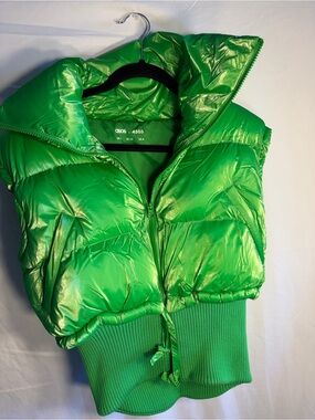 ASOS Neon Green Quilted Jacket